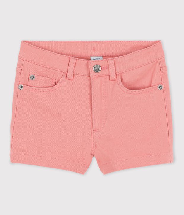 Girls' Denim Shorts pink