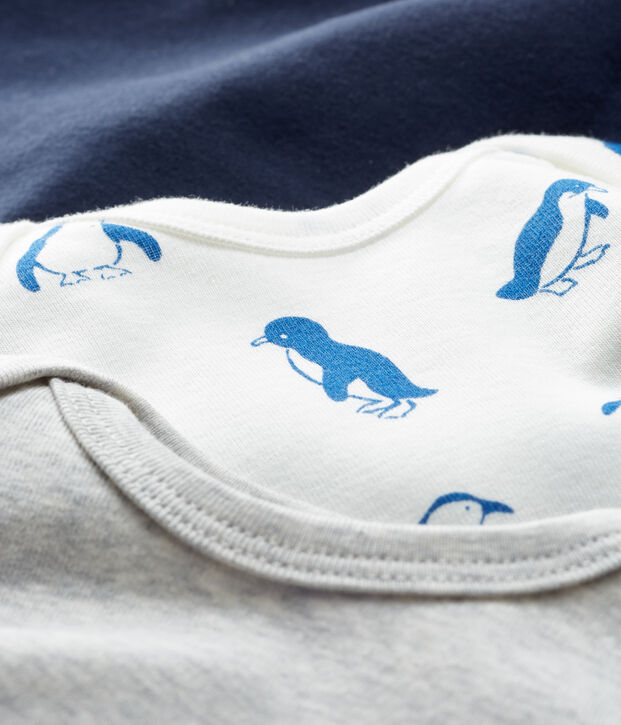 Baby Boys' Long-Sleeved Bodysuit - 3-Piece Set multicolor