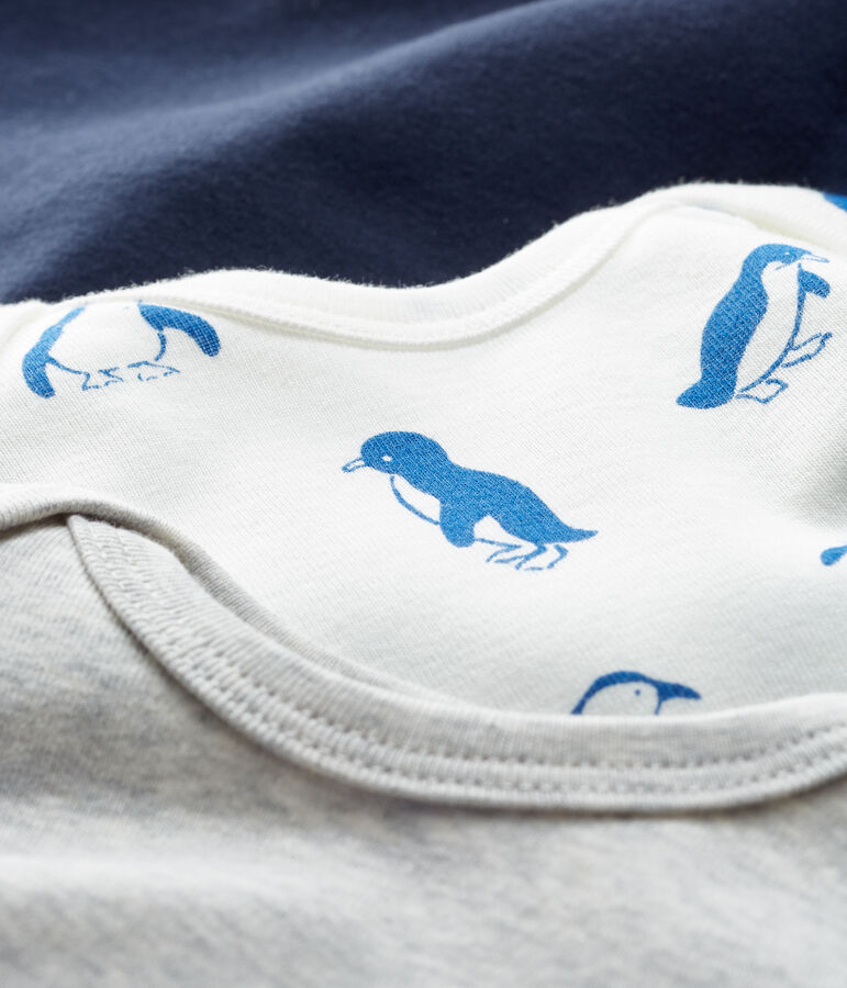 Baby Boys' Long-Sleeved Bodysuit - 3-Piece Set multicolor