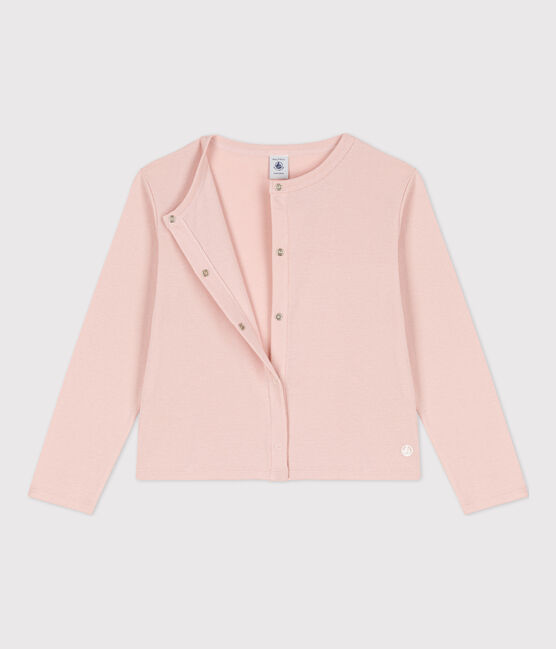 Girls' Cotton Cardigan SALINE pink
