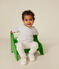 Babies' long-sleeved tube it T-shirt AVALANCHE white/SKY CHINE