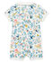 Baby Girls' cotton shortie MARSHMALLOW white/MULTICO white