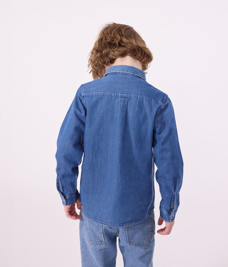 Boys' Light Denim Shirt blue