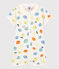 Babies' Organic Cotton Lemon Playsuit MARSHMALLOW white/MULTICO white