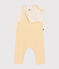 Babies' dungarees and cotton bodysuit set AVALANCHE yellow/DAISY white