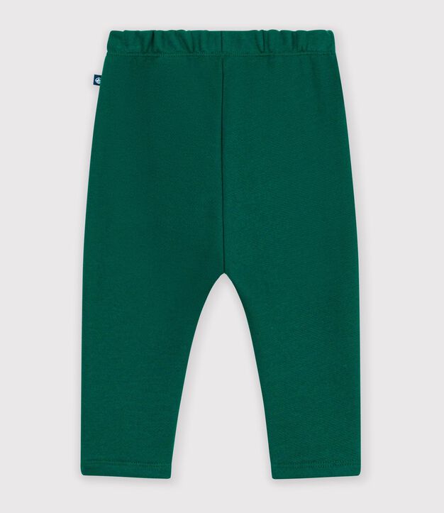 Babies' jogging bottoms in plain cotton TREE