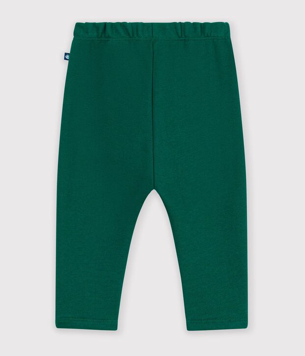 Babies' jogging bottoms in plain cotton TREE