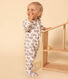 Babies' Velour Tractor Themed Pyjamas