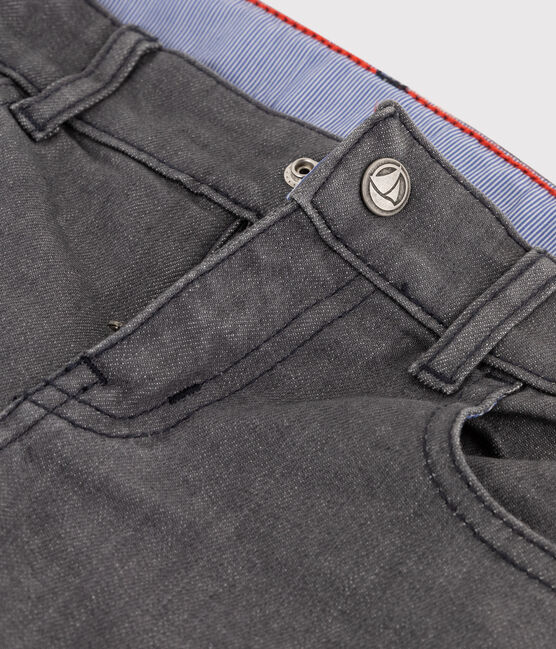 Boys' Denim Trousers GRIS MOYEN grey