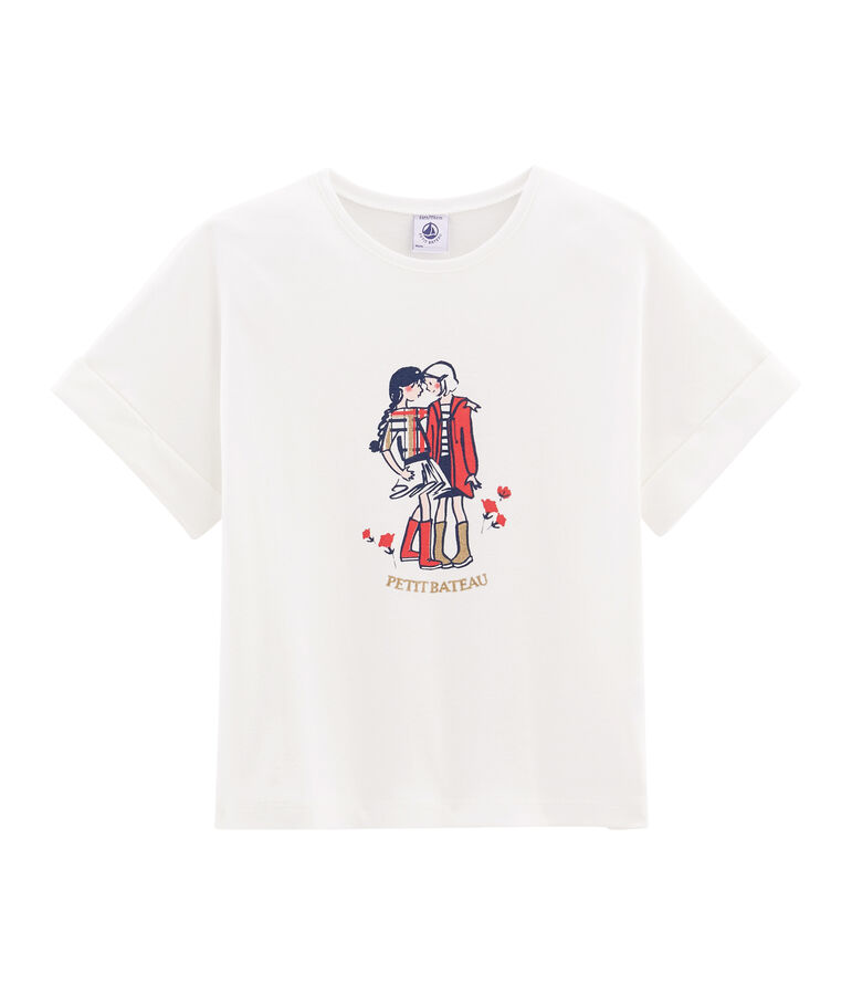 Girls' Short-Sleeved T-Shirt white