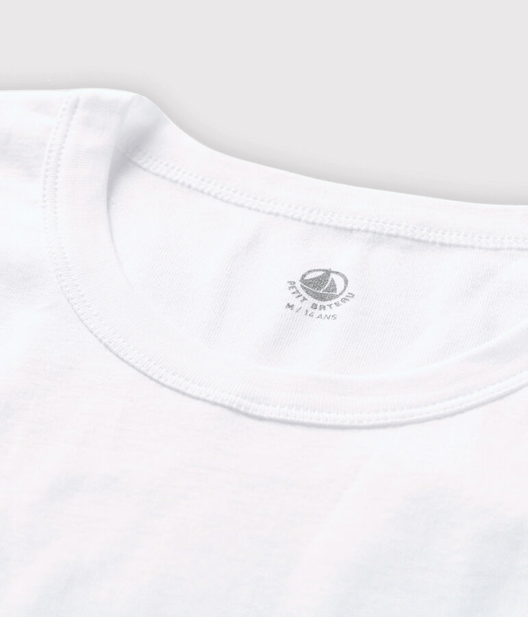 Men's short-sleeved T-shirt white