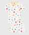 Unisex Glow-in-the-Dark Short Cotton Pyjamas MARSHMALLOW white/MULTICO white