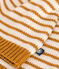 Babies' jumper in a wool and cotton knit ECUREUIL /AVALANCHE