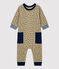 Babies' Fleece Jumpsuit JERRYCAN beige/MULTICO