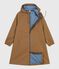 Women's long raincoat in two colours ROCHE brown