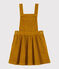 Girls' Dungaree Dress TOPAZE yellow