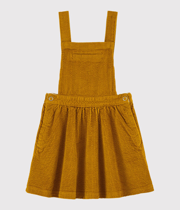 Girls' Dungaree Dress yellow
