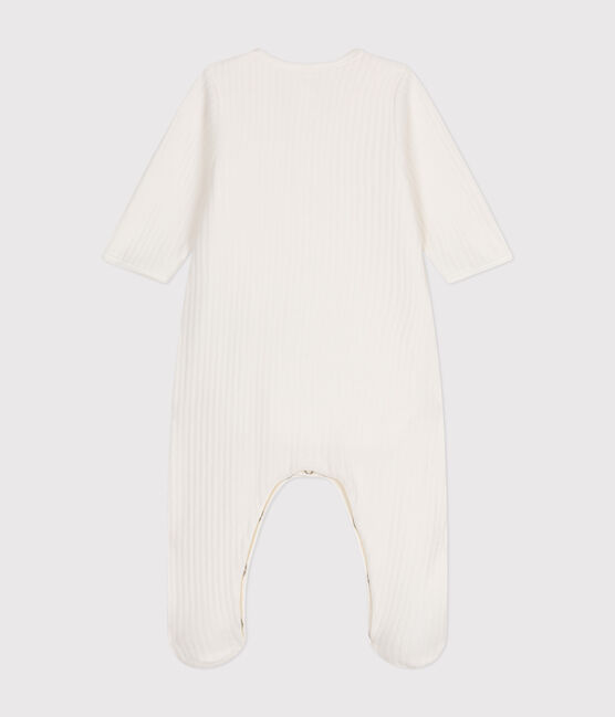 UNISEX VELOUR BODYJAMAS MARSHMALLOW white