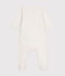 UNISEX VELOUR BODYJAMAS MARSHMALLOW white