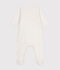 UNISEX VELOUR BODYJAMAS white