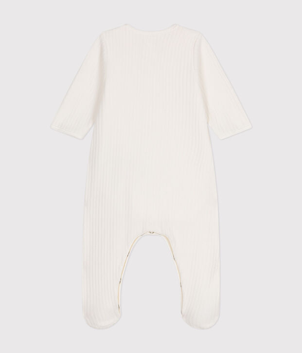 UNISEX VELOUR BODYJAMAS white