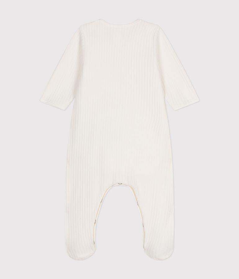 UNISEX VELOUR BODYJAMAS white