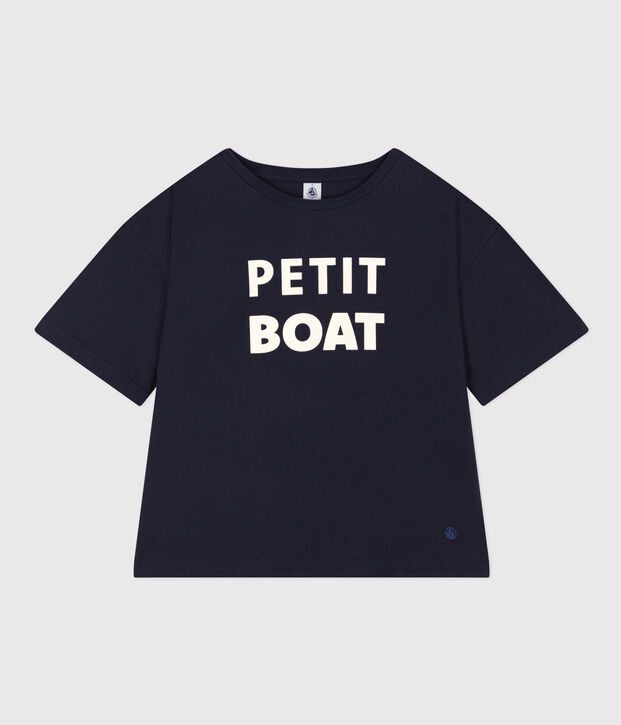 Women's Boxy Cotton T-Shirt blue