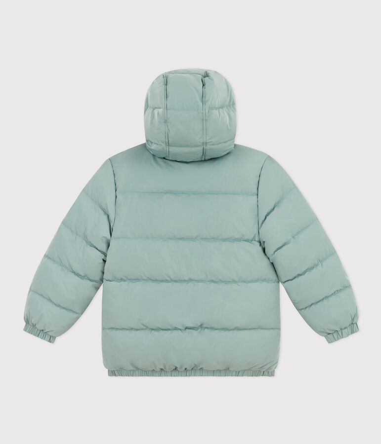 Children's unisex puffer jacket green