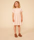 Girl's Short-sleeved Printed Cotton Gauze Dress