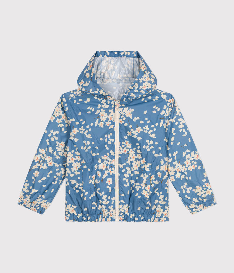 Girls' Lightweight Windbreaker blue/multicolor
