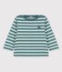 Babies' Thick Cotton Jersey Breton Top