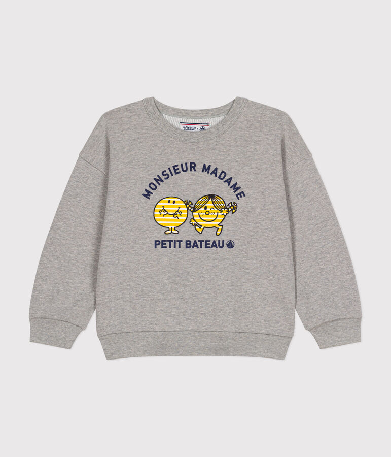 Children's fleece Mr. Men and Little Miss sweatshirt CHATON CHINE 40