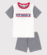 Children's Unisex Petit Bateau Cotton Short Pyjamas