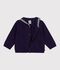 Babies' openwork cotton cardigan with a sailor collar SOIR
