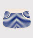 Girl's Striped Terry Shorts