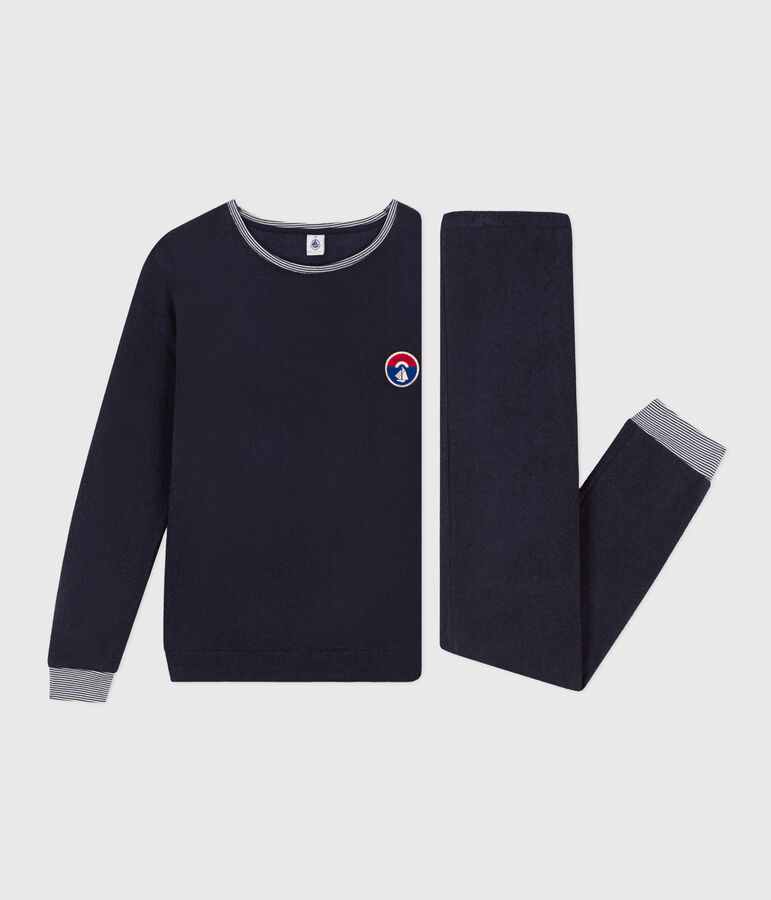 Women's Terry Towelling Pyjamas blue