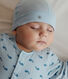 Babies' plain cotton hat