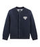 Baseball jacket Jean Jullien SMOKING blue