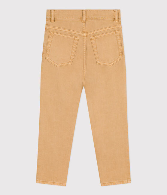 Boys' denim trousers TOURONE beige