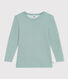 Children's Unisex Long-Sleeved Wool and Cotton T-Shirt