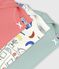 Pack of babies' short-sleeved Opera   print cotton bodies multicolor