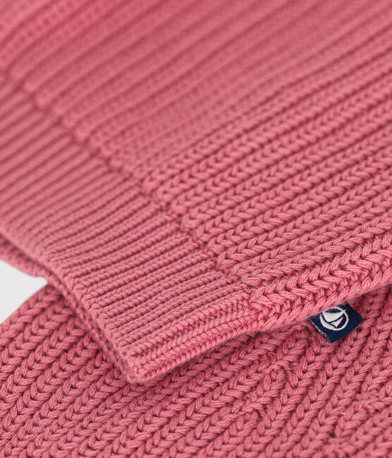 Little girls' cotton cardigan ROSEWOOD pink