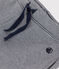 Girls' Double Jersey Trousers SMOKING blue/MARSHMALLOW white