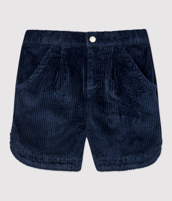 Girls' Corduroy Shorts SMOKING blue