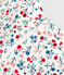 Babies' floral print UV protection T-shirt MARSHMALLOW white/MULTICO white