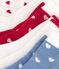 Pairs of babies' heart-pattern cotton socks - 5-Pack variante 1