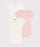 Short-Sleeved Cotton Bodysuits - 3-Pack variante 1