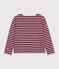 Women's cotton Breton top red/white