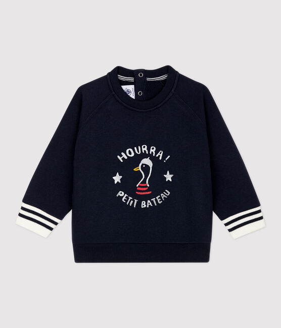 Babies' Fleece Sweatshirt SMOKING blue
