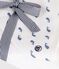 Babies' square cotton bath wrap blue/blue